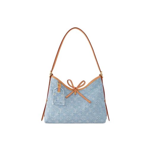 루이비통 캐리올 PM 모노그램 스카이 블루 데님 M11462 #29*24*12cm