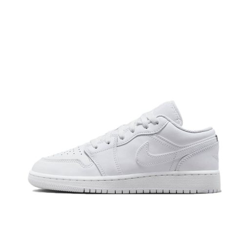 조던 1 로우 트리플 화이트 553560-136