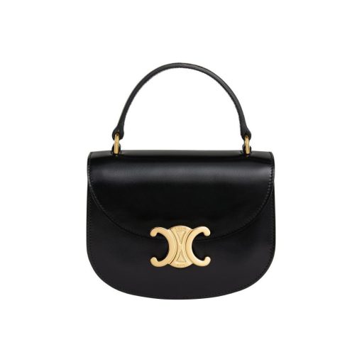 셀린느 미니 베사체 클레아 샤이니 카프스킨 블랙 10L063ETZ-38NO #15.5*5*11.5cm
