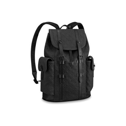 루이비통 크리스토퍼 MM 모노그램 블랙 M55699 #38*44*12.5cm