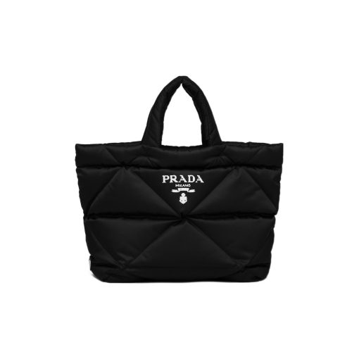 프라다 패딩 리나일론 토트백 블랙 2VG082_2DXR_F0002_V_OOO #38*16*40cm