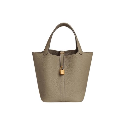 에르메스 피코탄 락 22 백 클레망스 & 골드 하드웨어 베쥬 마르파 H060991CC8Q #21*17*22cm