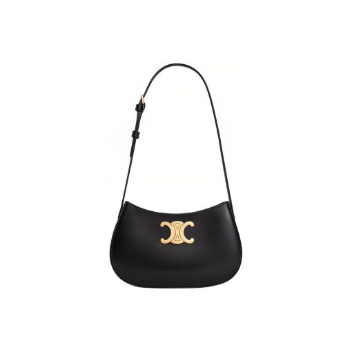 셀린느 카프스킨 미디움 틸리 백 블랙 115703BF4-38NO #22*4*13.5cm