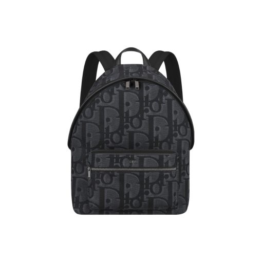 디올 맥시 오블리크 자카드 라이더 백팩 블랙 1ESBA088YXL-H03E #30*15*42cm
