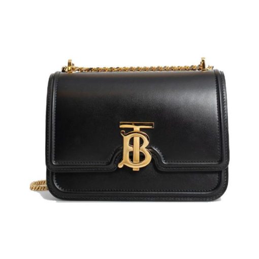 버버리 스몰 레더 TB 백 블랙 8049024 #21*6*16cm