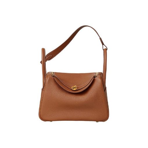 에르메스 린디 30 백 클레망스 & 골드 하드웨어 골드 H073426CC37 #30*16*19cm