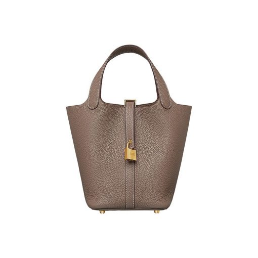 에르메스 피코탄 락 18 백 클레망스 & 골드 하드웨어 에뚜쁘 H056289CC18 #18*13.5*19cm