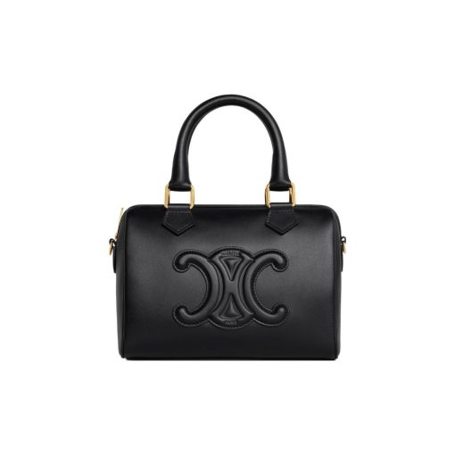 셀린느 스무스 카프스킨 스몰 보스턴 퀴르 트리옹프 블랙 113773DU3-38NO #20*10.5*14cm