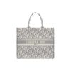 디올 라지 북 토트백 그레이 디올 오블리크 자수 M1286ZRIW-M932 #37*16*28cm